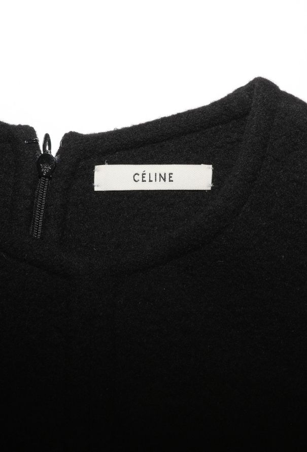 Céline 2012 Felted Cashmere Dress - 5