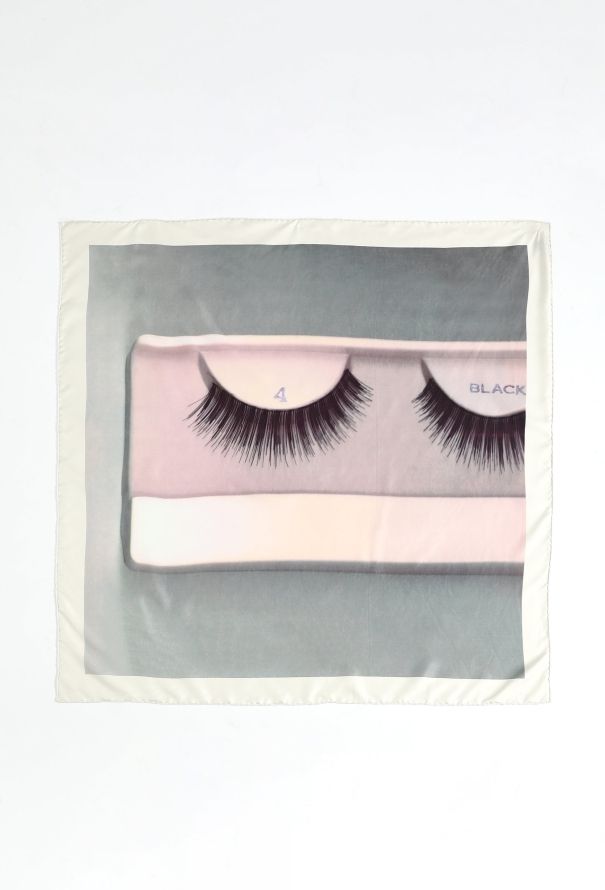 Céline 2018 Silk Eyelash Scarf - 3