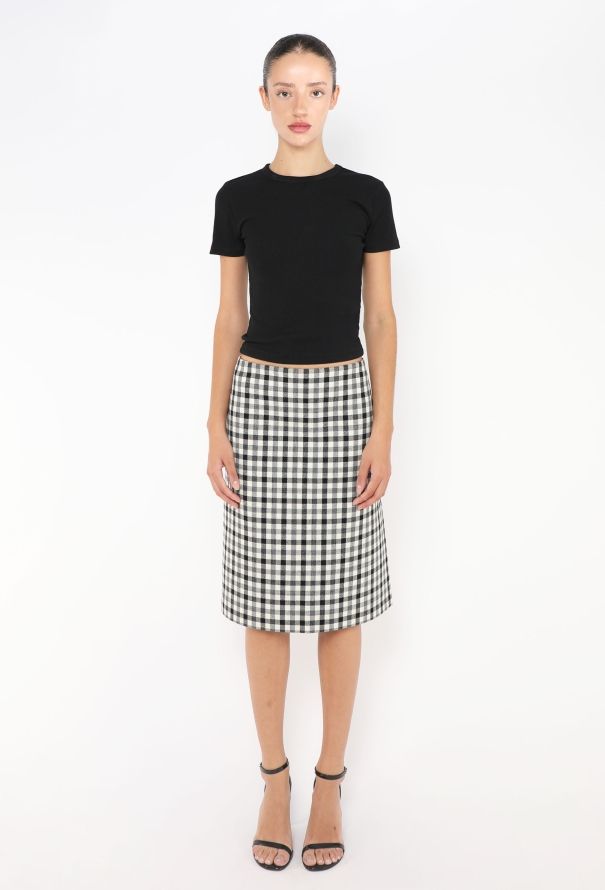 Balenciaga S/S 2018 Checkered Skirt - 1