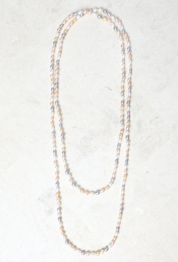 Bucherer Cultured Pearl Sautoir Necklace - 4