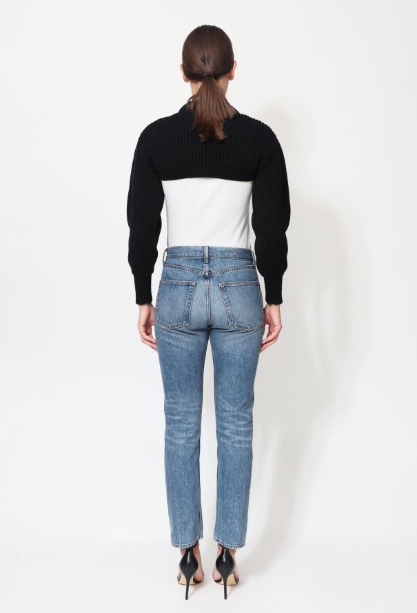 Alexander McQueen 2020 Ultra Cropped Ribbed Top - 3