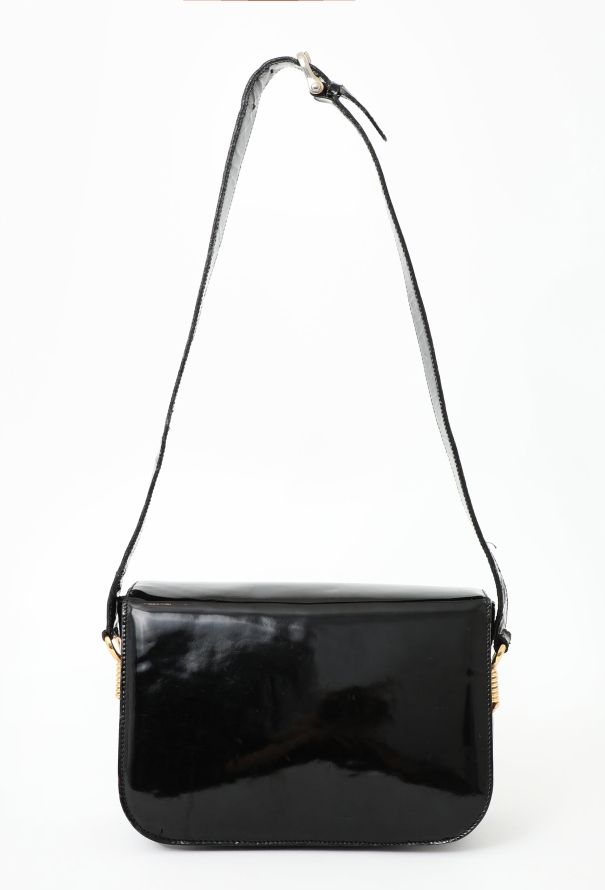 Céline Vintage Crécy Patent Bag - 3