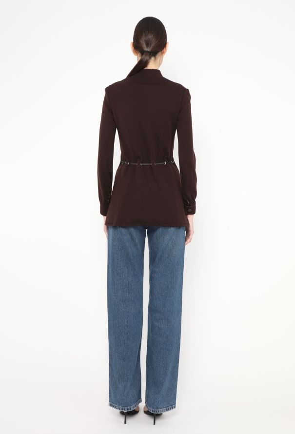 Saint Laurent ICONIC Haute Couture Fall 1968 Eyelet Tunic - 6