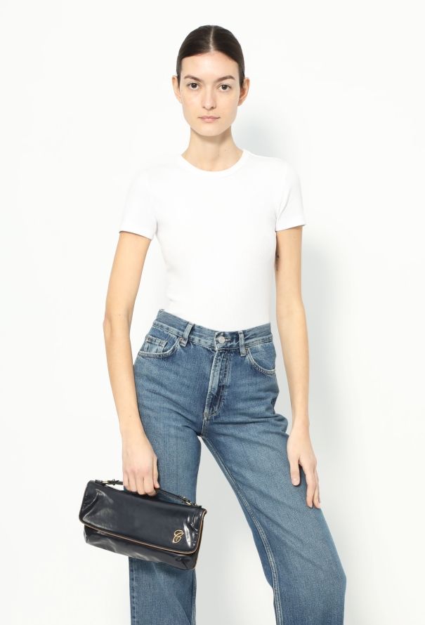 Chloé Early 2000s Patent Clutch - 2