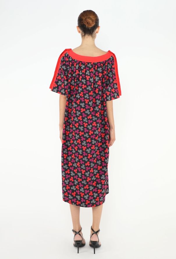 Céline Vintage Cotton Clover Dress - 4