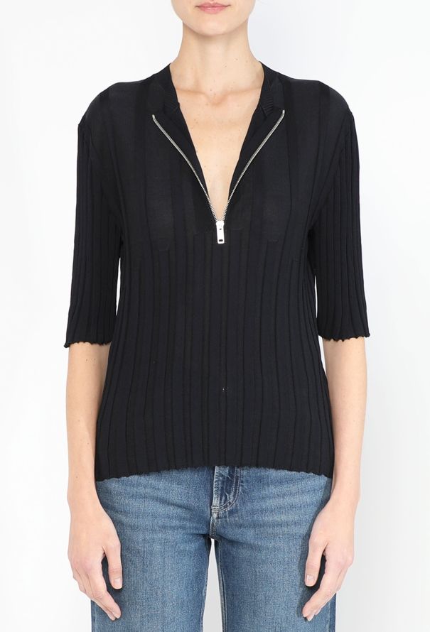 Céline 2016 Ribbed Zip Top - 3