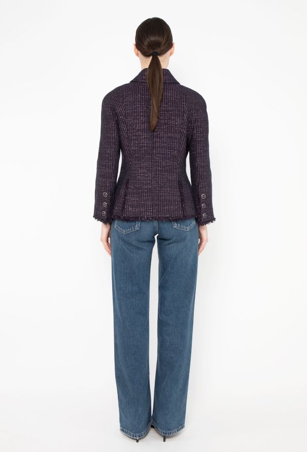 Chanel 2008 Iridescent Tweed Jacket - 4