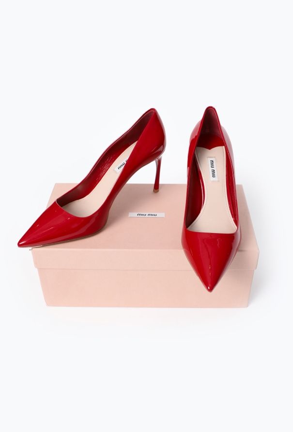 Miu Miu Patent Calzature Donna Pumps - 6