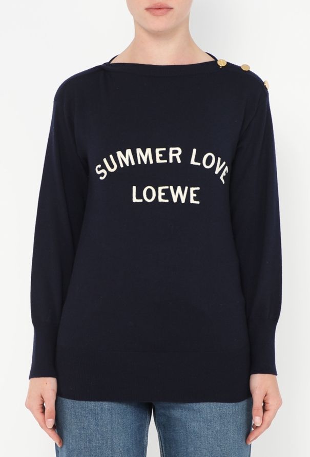 Loewe 2018 Summer Love Monogram Sweater - 1
