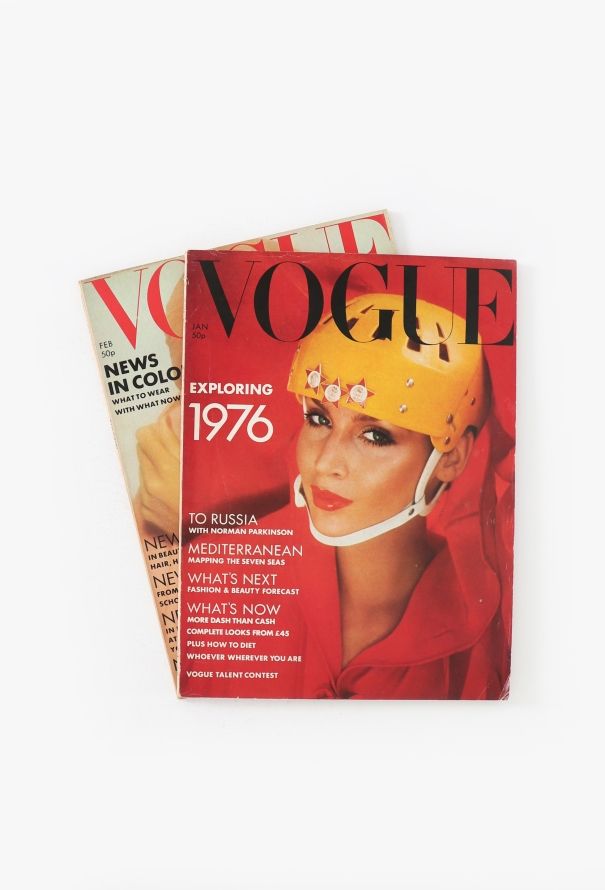VOGUE UK 1976 David Bailey & Parkinson Cover Set - 3