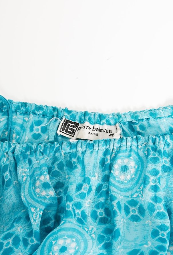 Balmain '70s Belted Crêpe Kaftan - 6