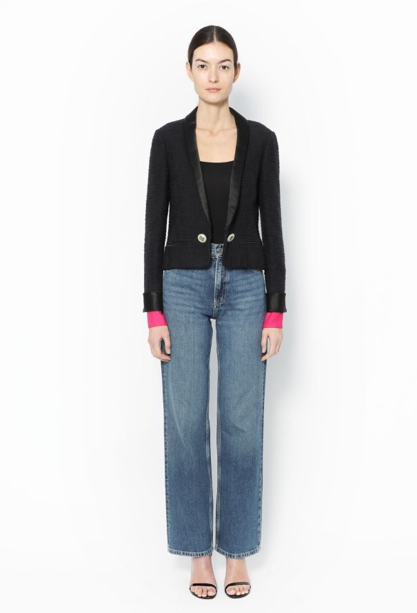 Chanel Pre-Fall 2012 Paris-Bombay Tweed Smoking Jacket - 3