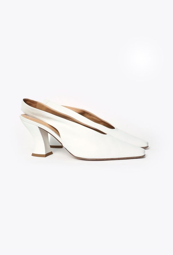 Bottega Veneta S/S 2025 Almond Slingback Pumps - 3