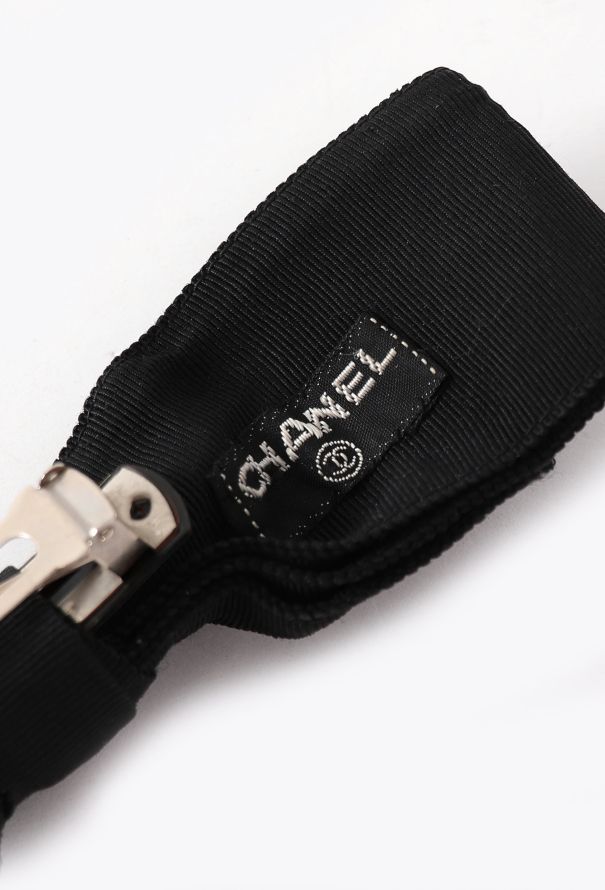 Chanel '70s Grosgrain Bow Hairclip - 5