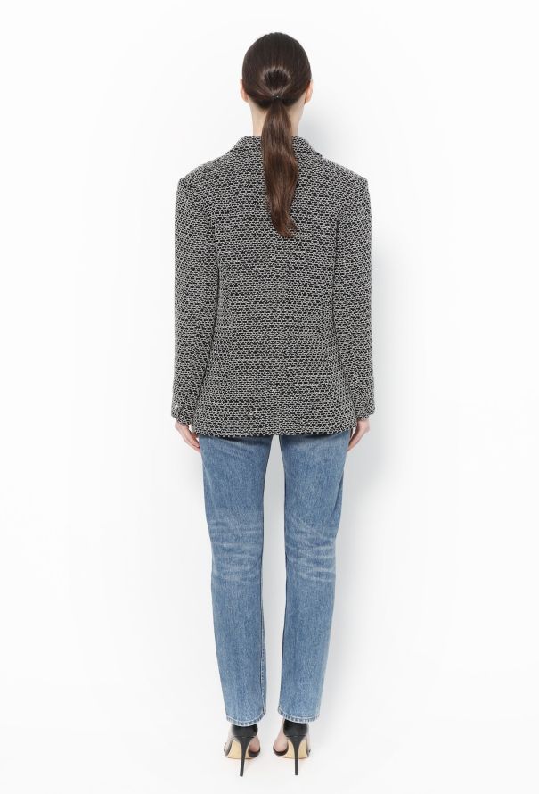 Chanel S/S 1998 Bicolor Embroidered Jacket - 5