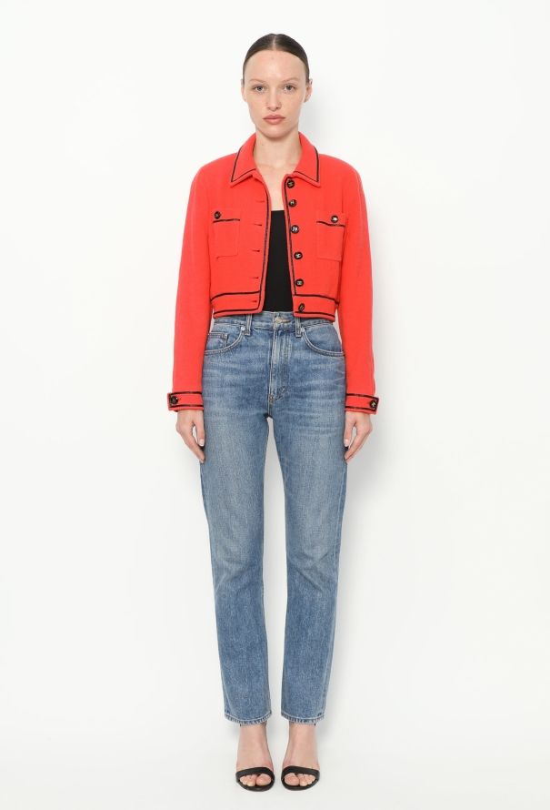 Chanel Cropped ‘CC’ Jacket – Iconic S/S 1995 by Karl Lagerfeld - 3