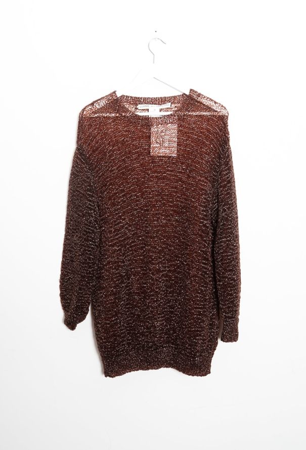 Comme des Garçons 90s Metallic Woven Sweater - 5