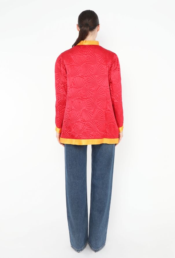 Saint Laurent Collector S/S 1979 Quilted Seashell Jacket - 7