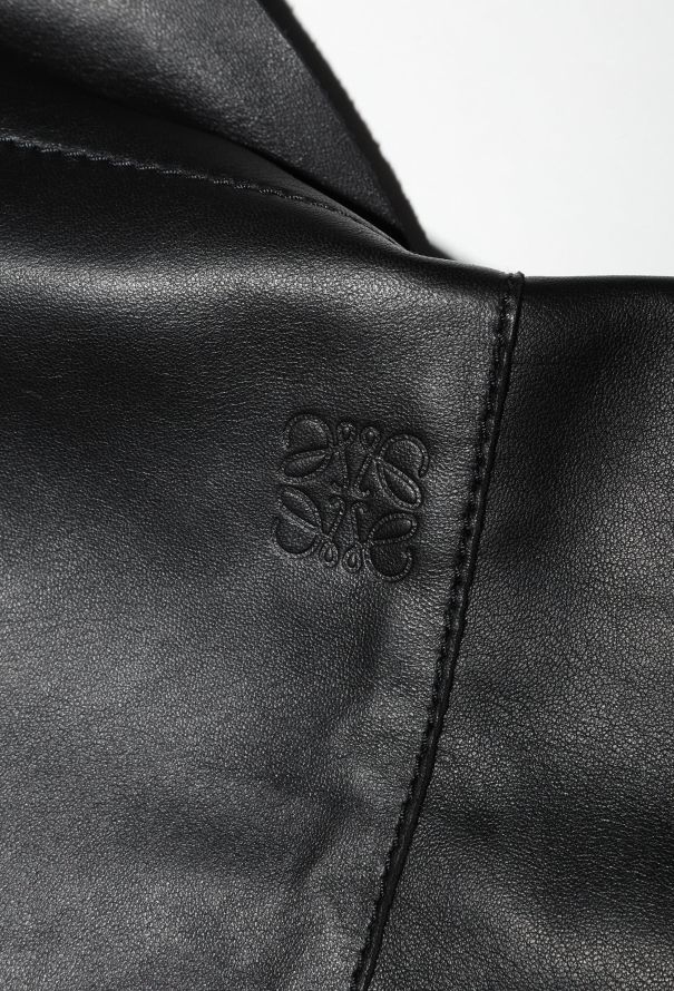 Loewe 2022 Asymmetrical Lambskin Dress - 7