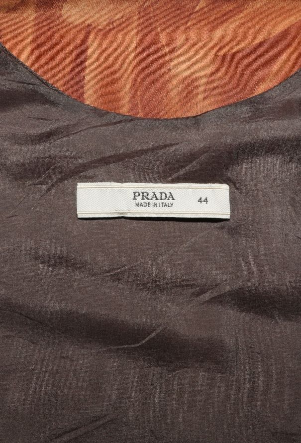 Prada S/S 2005 Silk Feather Dress - 6