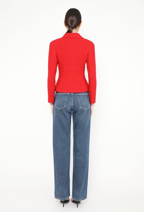 Chanel 1998 Tweed Clover Blazer - 5