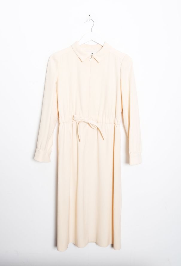 Courrèges 60s Couture Piqué Belted Dress - 7