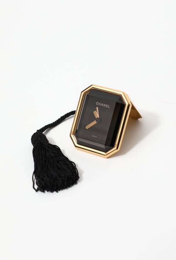 Chanel 1990 Goldtone Quartz Tassel Pocket Watch - 1