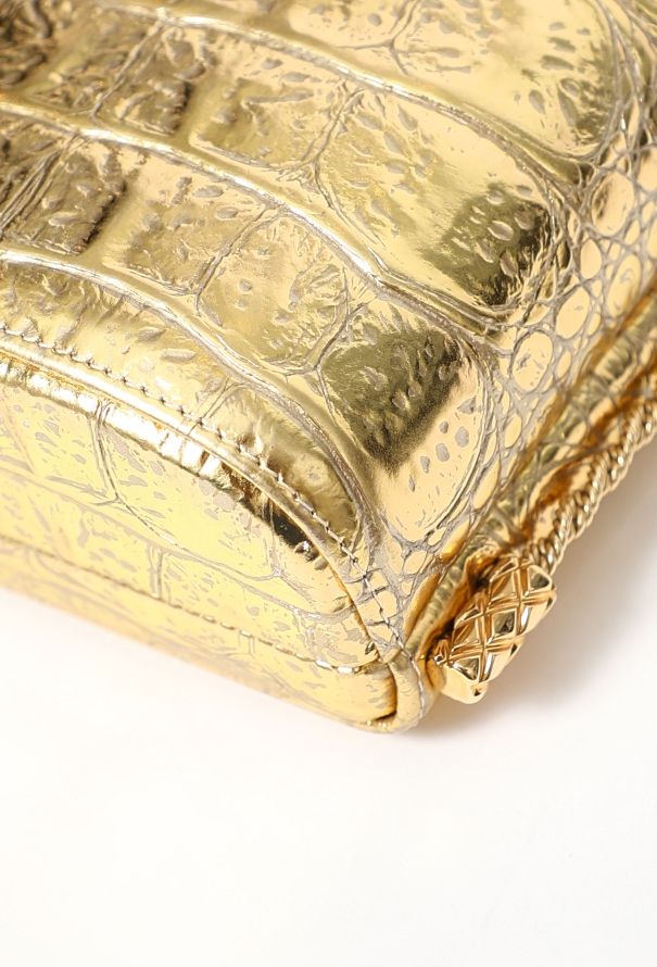 Chanel Rare Pre-Fall 2019 Gold Mini Evening Bag - 9