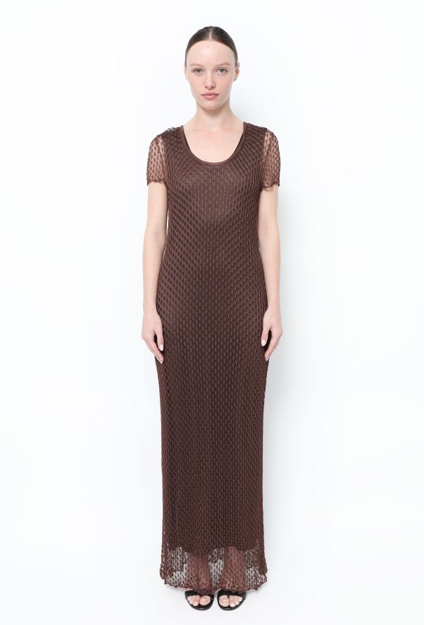 Karl Lagerfeld S/S 1997 Crochet Slip - 1