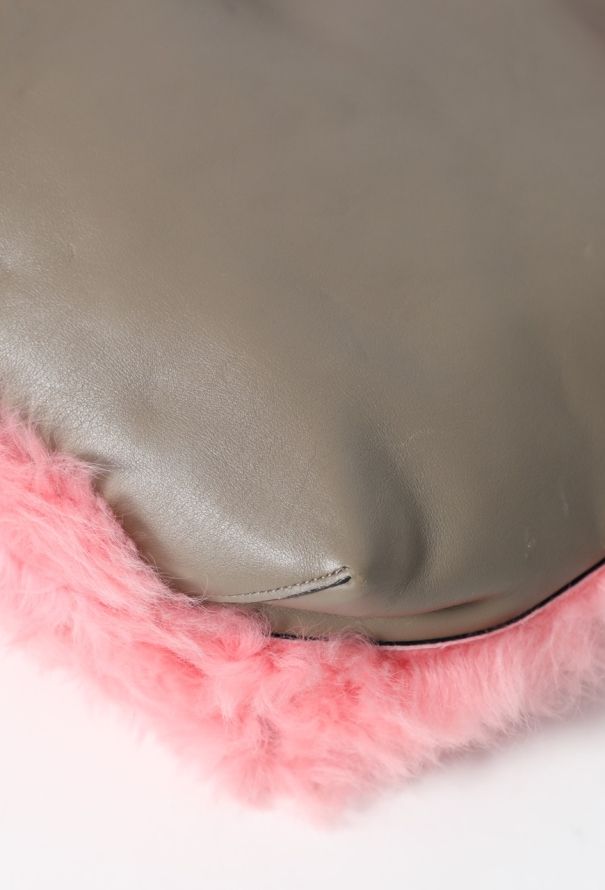 Céline Shearling Twisted Cabas Bag - 7