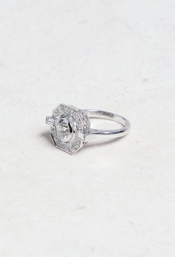 Mellerio 18k White Gold & Diamond Ring - 2