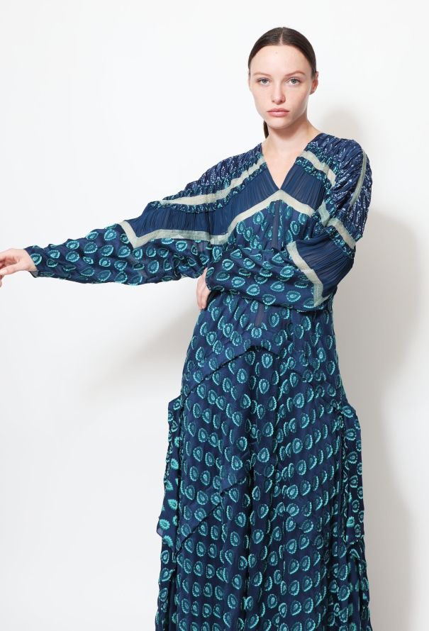 Chloé S/S 2014 Bohemian Georgette Kaftan - 5