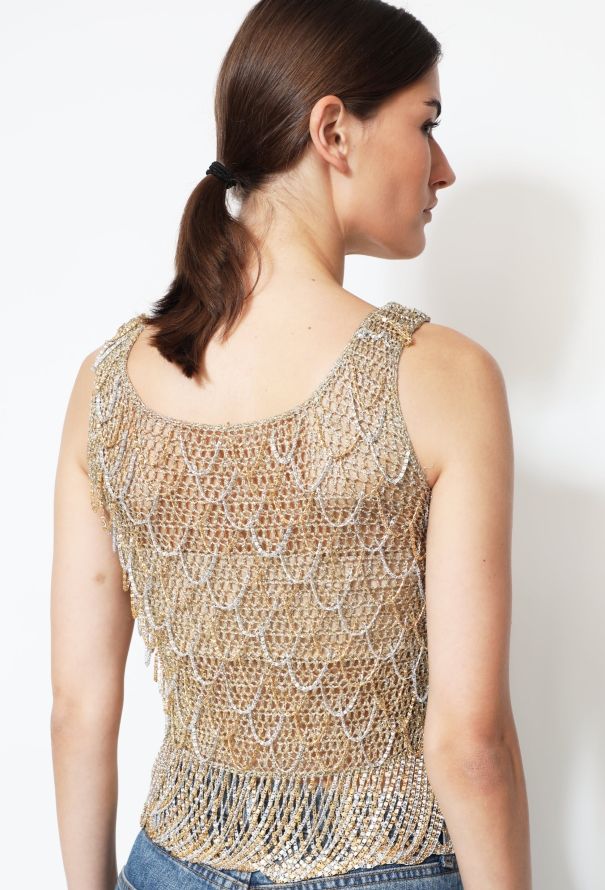 Azzaro Rare '70s Metallic Chandelier Set - 5