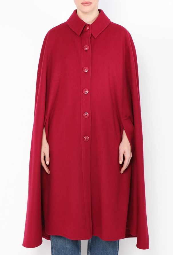 Saint Laurent Rare F/W 1988 Felted Cape - 4