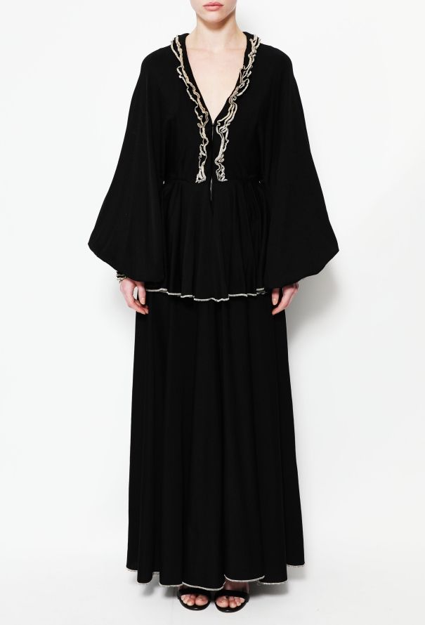 Jean Varon '70s Tiered Maxi Dress - 3