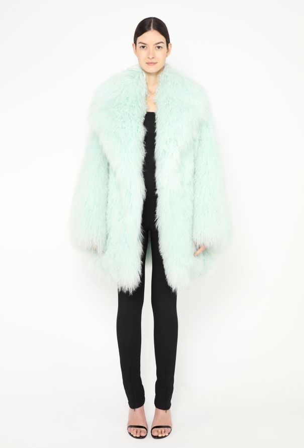 Alaïa S/S 2022 Mongolian Shearling Coat - 5
