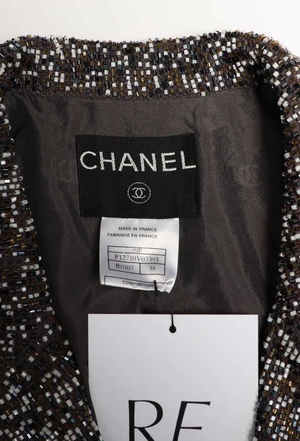Chanel 1999 Iridescent Beaded Jacket - 5