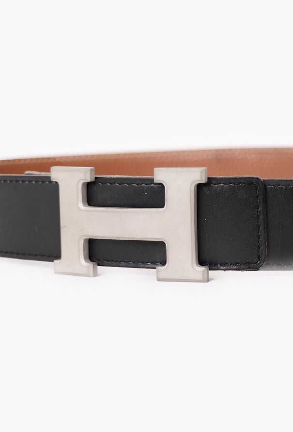 Hermès 2004 Reversible Box Buckle Belt - 3