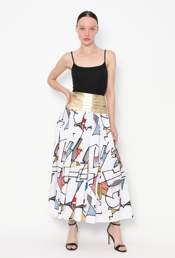 Chanel Pre-Fall 2019 Paris-New York Printed Skirt - 5