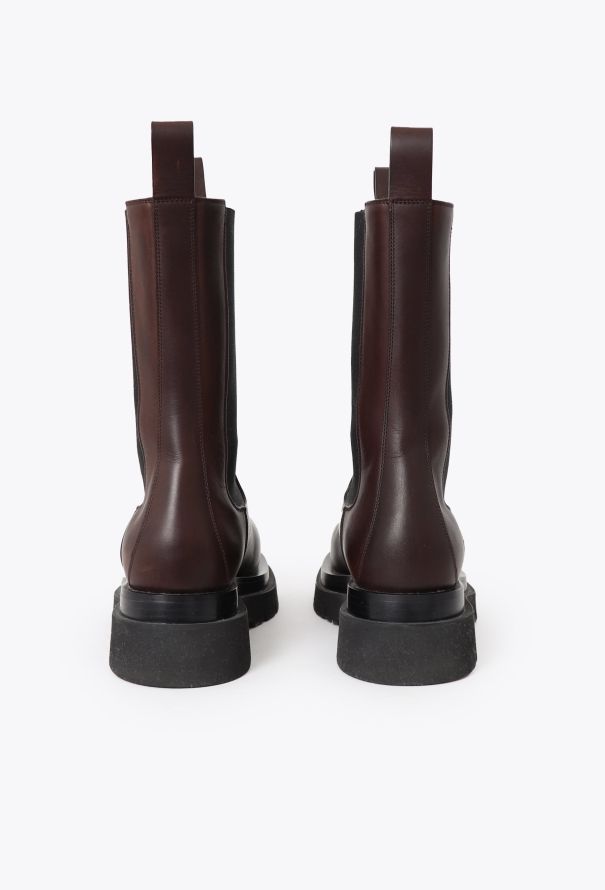 Bottega Veneta Pre-Fall 2020 Tire Chelsea Boots Brown - 5