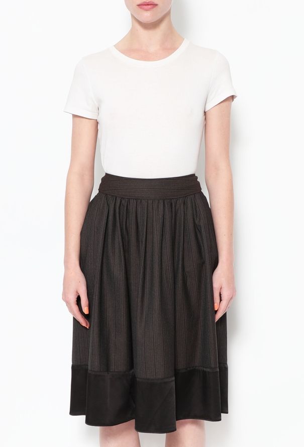 Chloé F/W 2005 Layered Pinstripe Skirt - 3