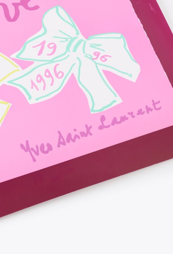Saint Laurent Limited Edition Original Love Poster, 1996 - 2