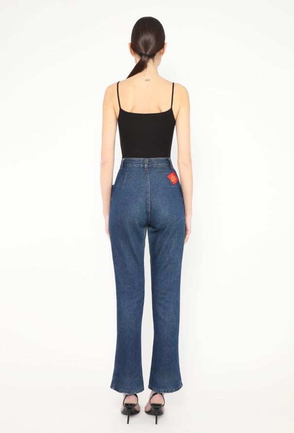 Vivienne Westwood '90s Flared Stitched Denim Ensemble - 5