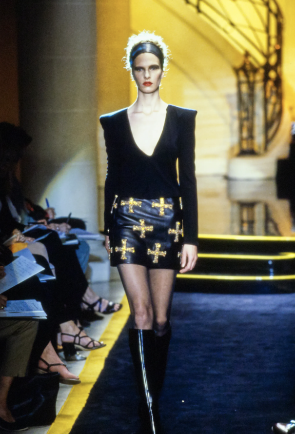 Gianni Versace COLLECTOR Atelier F/W 1997 Cross Skirt - 2