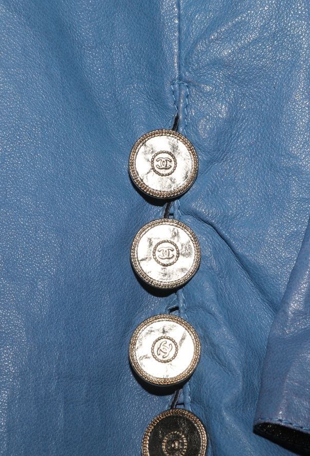 Chanel Resort 2015 Paris-Dubai Leather Lurex Jacket - 8