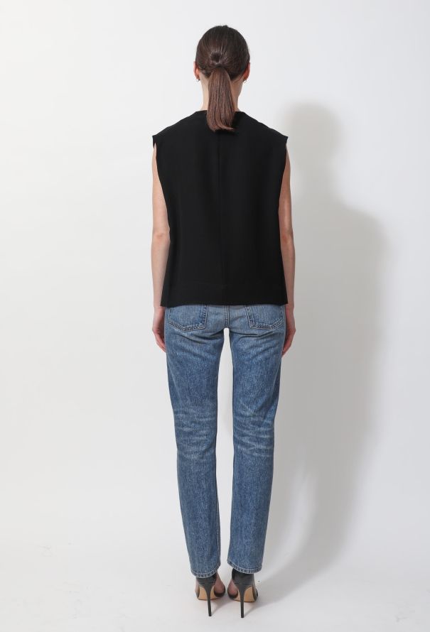 Balenciaga 2012 Ruffled Hem Top - 3