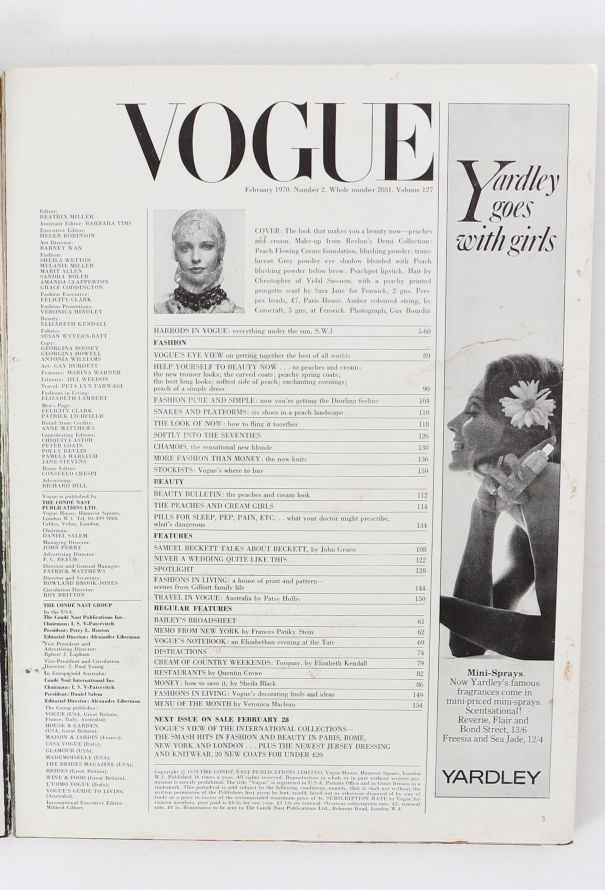 VOGUE UK 1970 Bailey, Bourdin, Arrowsmith Trio - 7