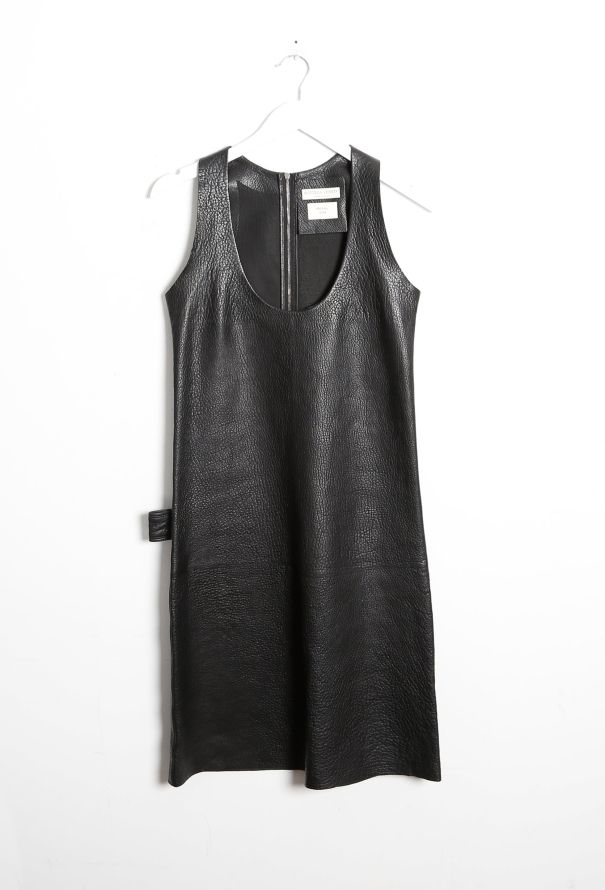 Bottega Veneta Pre-Fall 2019 Leather Shift Dress - 6