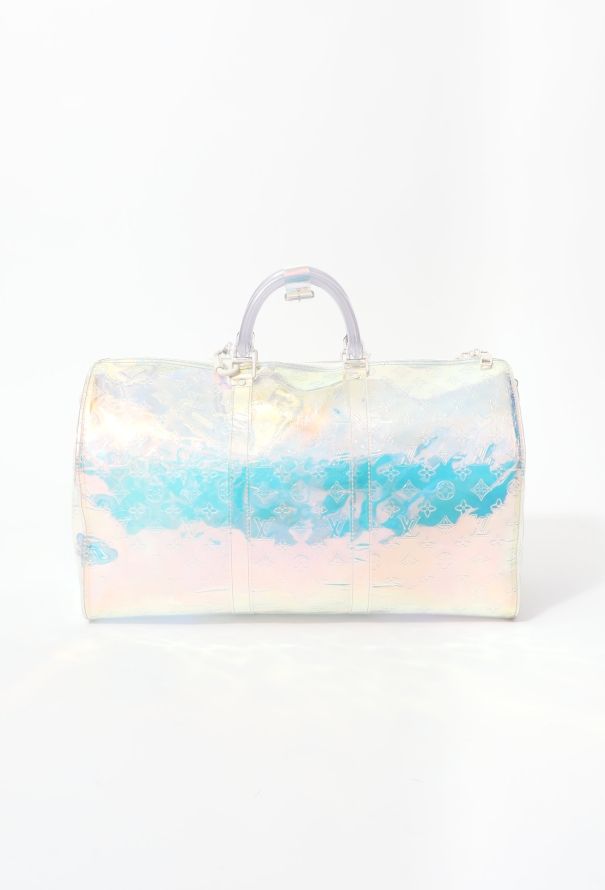 Louis Vuitton Iconic S/S 2019 Iridescent PVC Keepall 50 - 4
