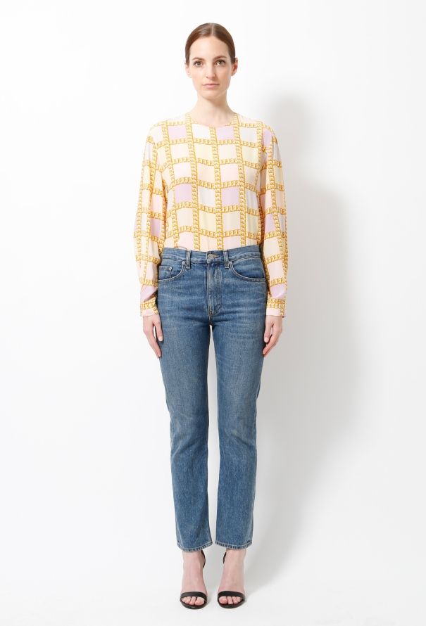 Céline 80s Chainlink Blouse - 2